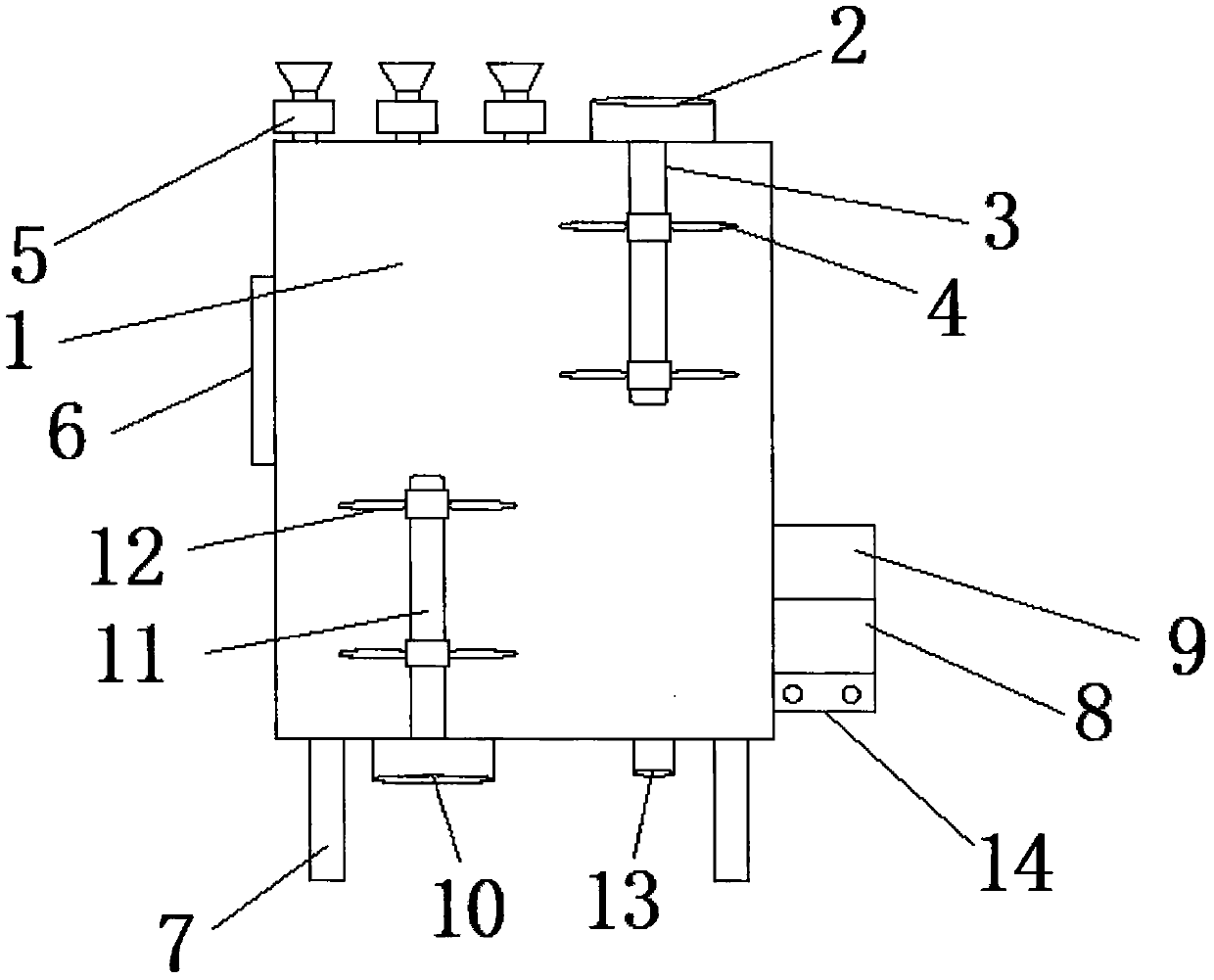 Stirring device for biological pharmacy