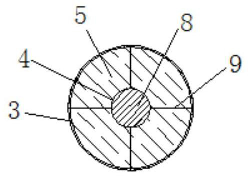 Blasting equipment for water-spaced annular non-coupling charging in blast hole