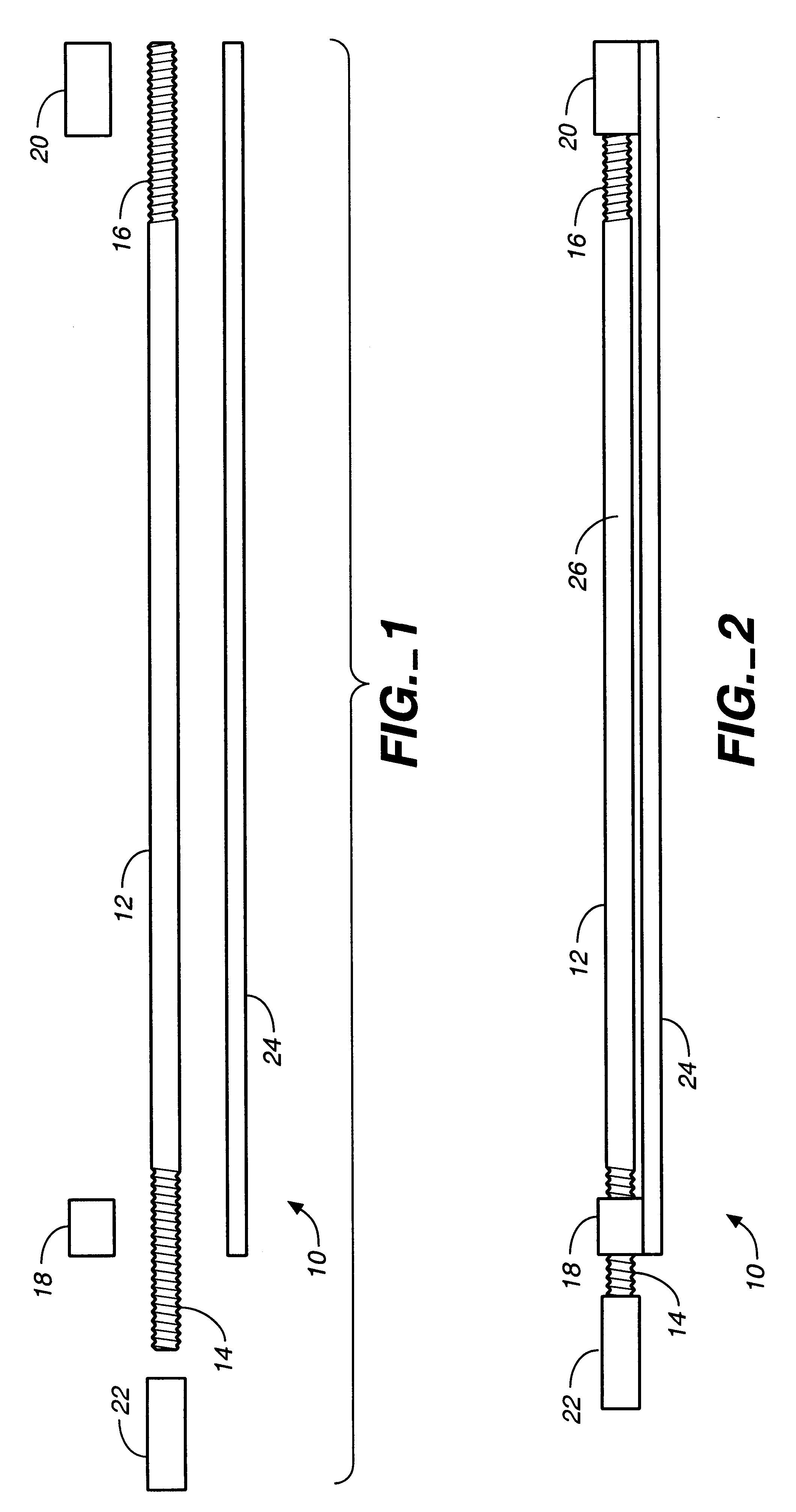 Double-action truss rod for stringed instruments