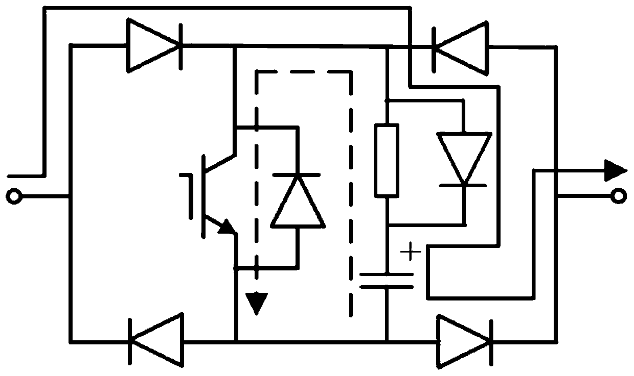 Auxiliary circuit of hybrid DC circuit breaker, method and system for identifying fault nature of multi-terminal flexible DC grid