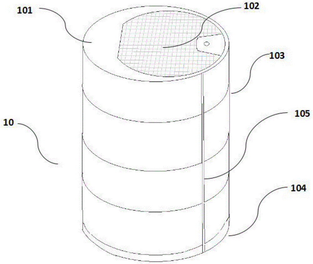 Large-caliber packaging tin manufacturing method and product thereof