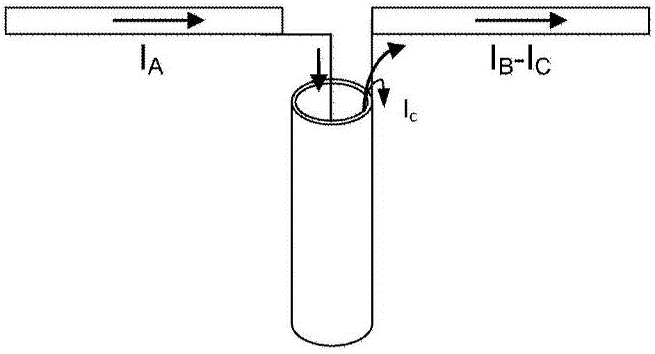 Dipole antenna with integrated balun