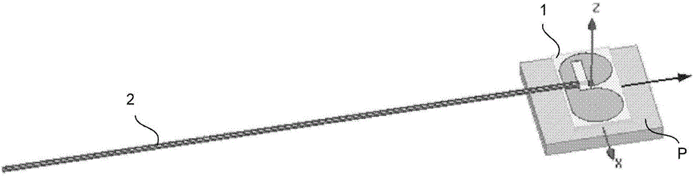 Dipole antenna with integrated balun