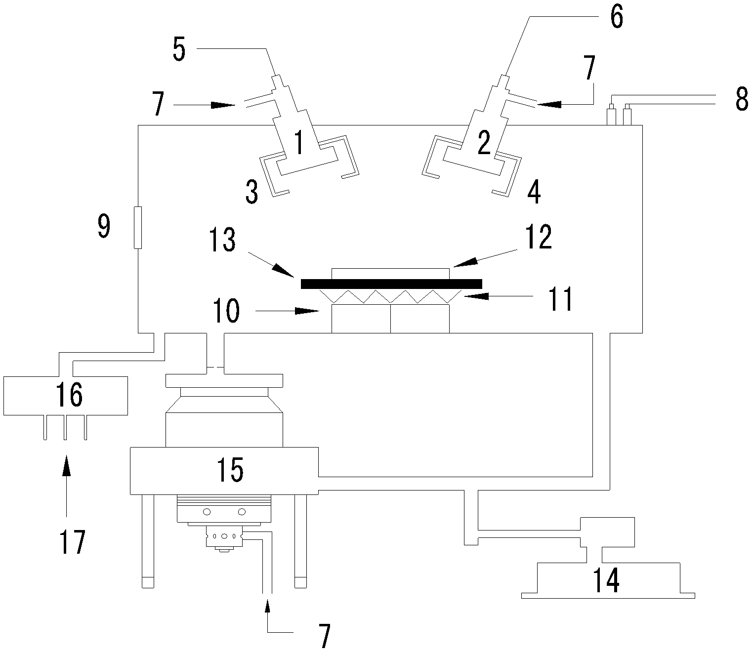 Preparation method of delafossite type copper aluminum oxide infrared transparent conductive film