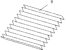 Double-side self-cleaning linkage structure for filter cartridge of dust collector