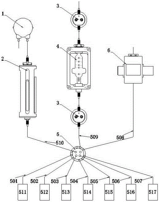 Online total nitrogen analyzer and detection method thereof