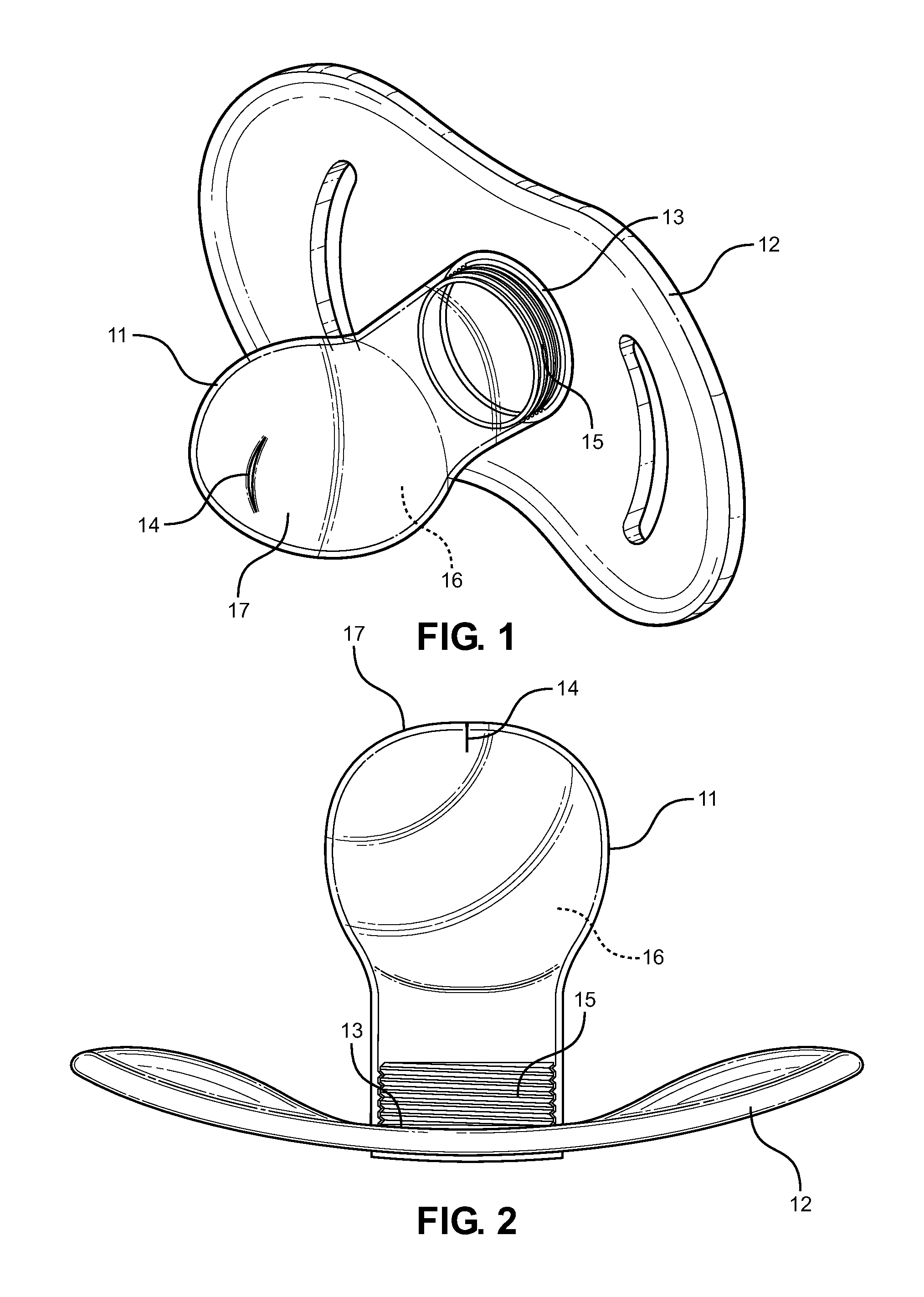 Liquid Fillable and Liquid Communicating Pacifier