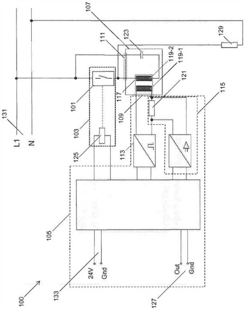 Switching monitoring device