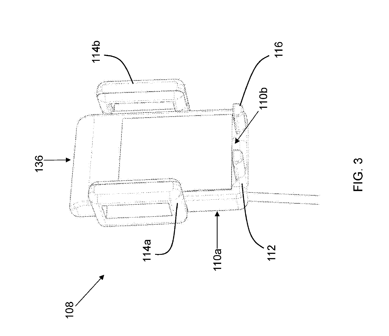 Waist-attachable mounting assembly for communication device