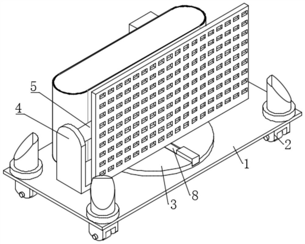 Road raised dust cleaning system and control method