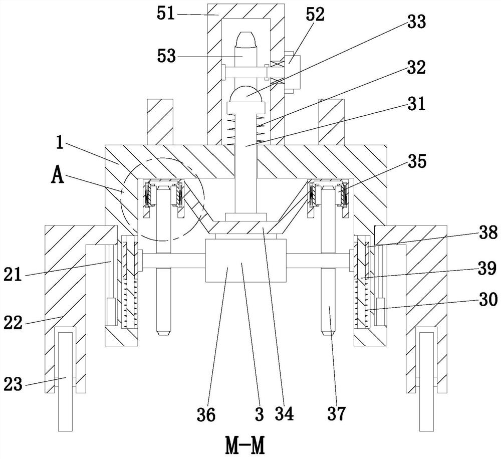 A device for opening wire grooves on the wall of a building