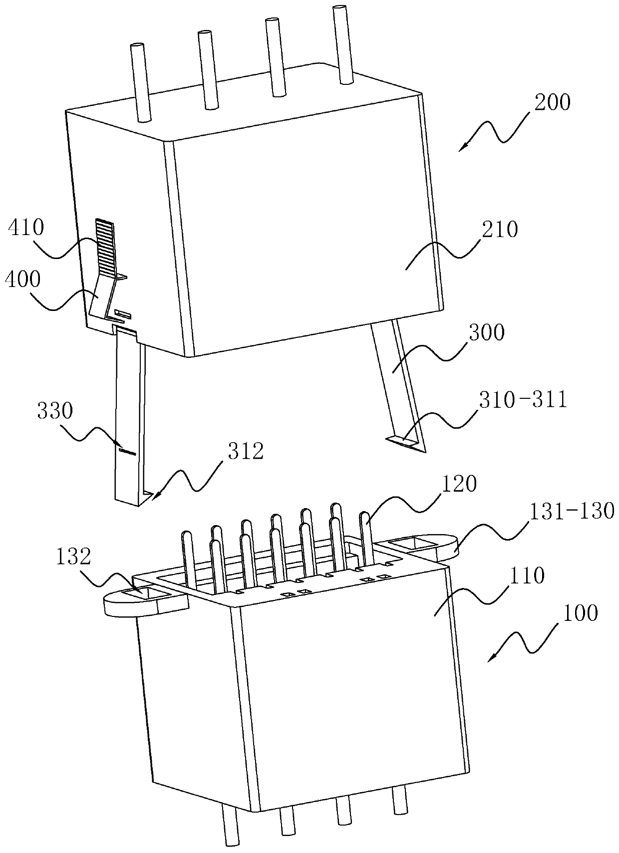 Connector for automobile data transmission