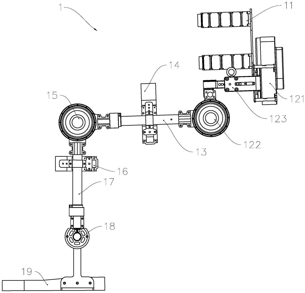 A lower extremity exoskeleton system with actively adjustable leg length and its control method