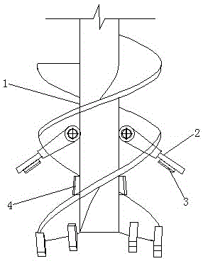 A kind of sampling device and sampling method for cement soil at pile end at bottom expansion position of expanded bottom pile