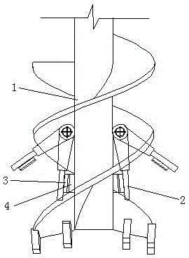 A kind of sampling device and sampling method for cement soil at pile end at bottom expansion position of expanded bottom pile