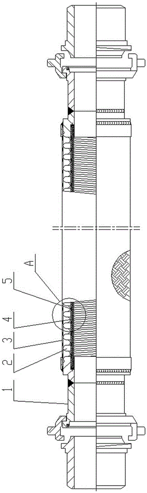 Wear-resistant metal hose