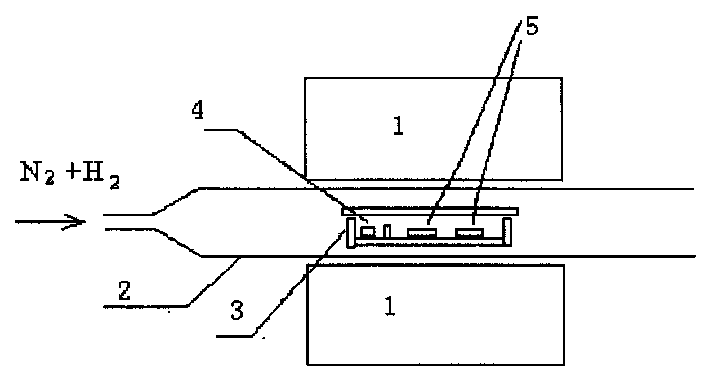 Open tube zinc diffusing method for producing indium-gallium-arsenic photoelectric detector