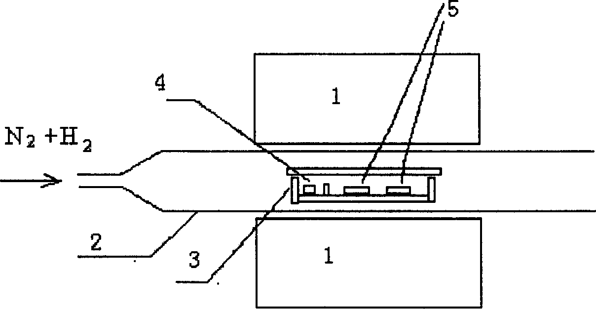 Open tube zinc diffusing method for producing indium-gallium-arsenic photoelectric detector