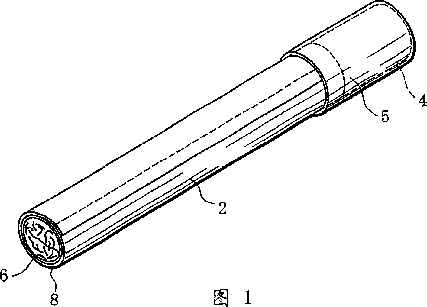 Double wrapper cigarette, and machine and method for manufacturing it