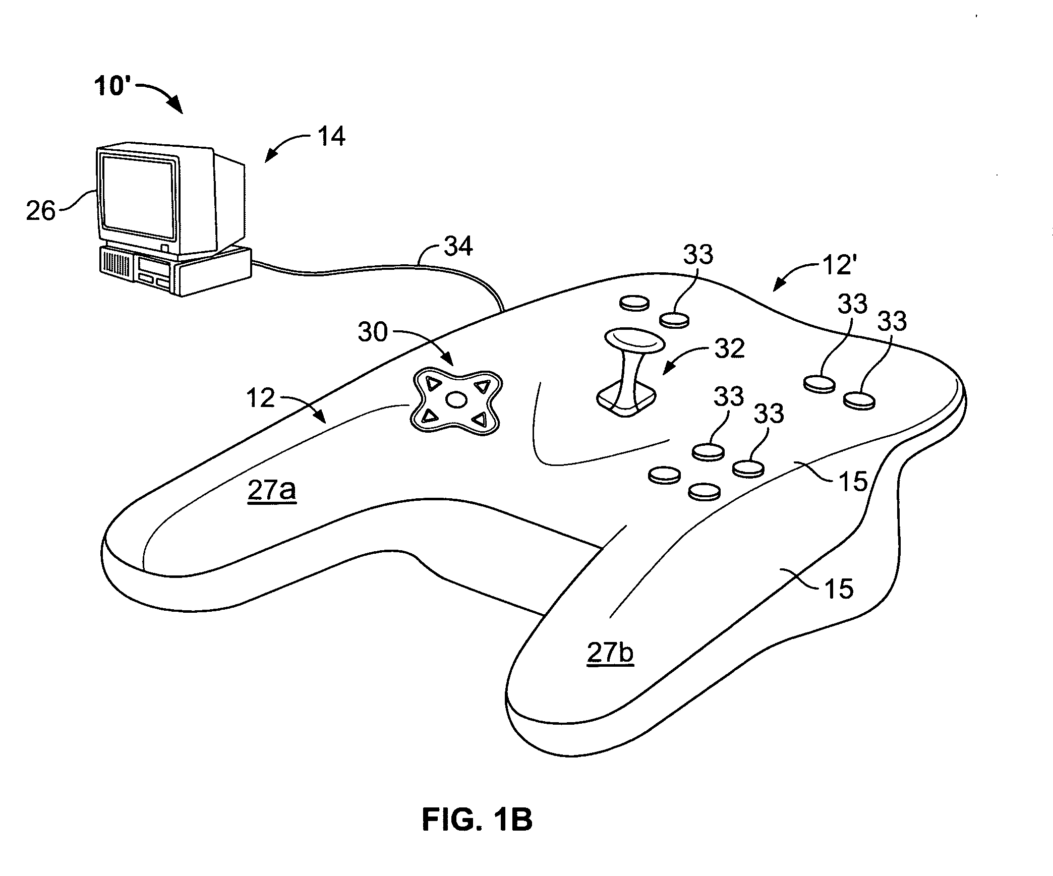 Device and assembly for providing linear tactile sensations