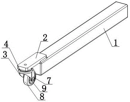 Mine exploration trolley wheel bar for coal mining