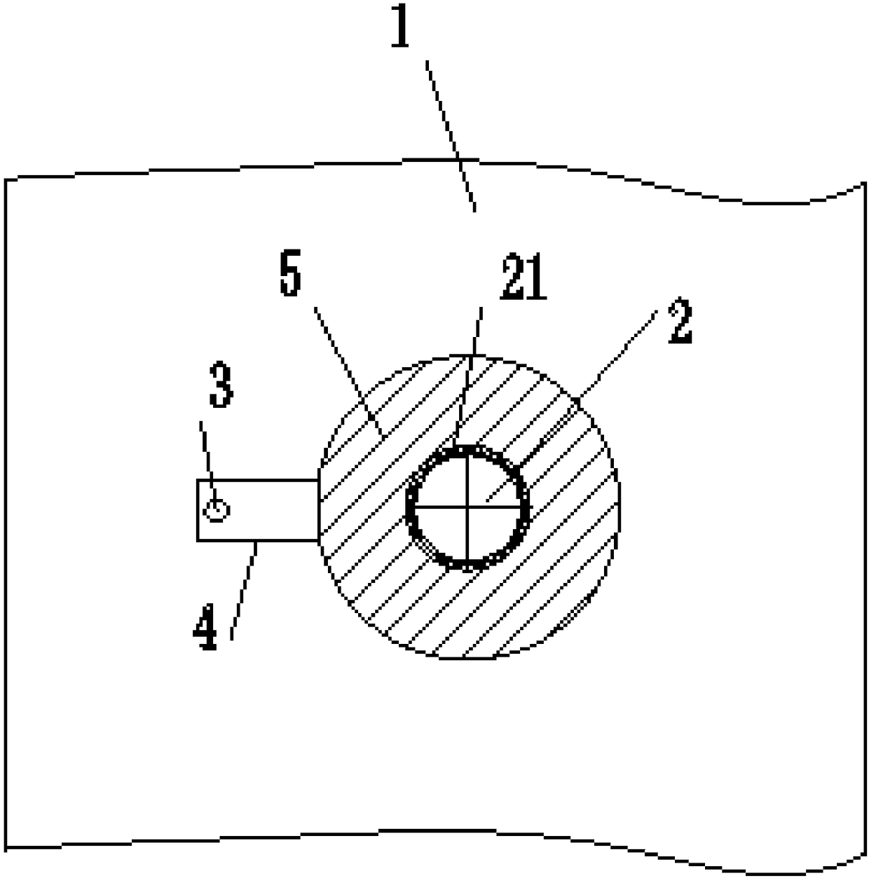 Structure for easily enabling screw holes on PCB to be grounded