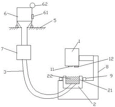 Machine used for punching ceramic dielectric chip of high-pressure ceramic capacitor and capable of preventing die damage