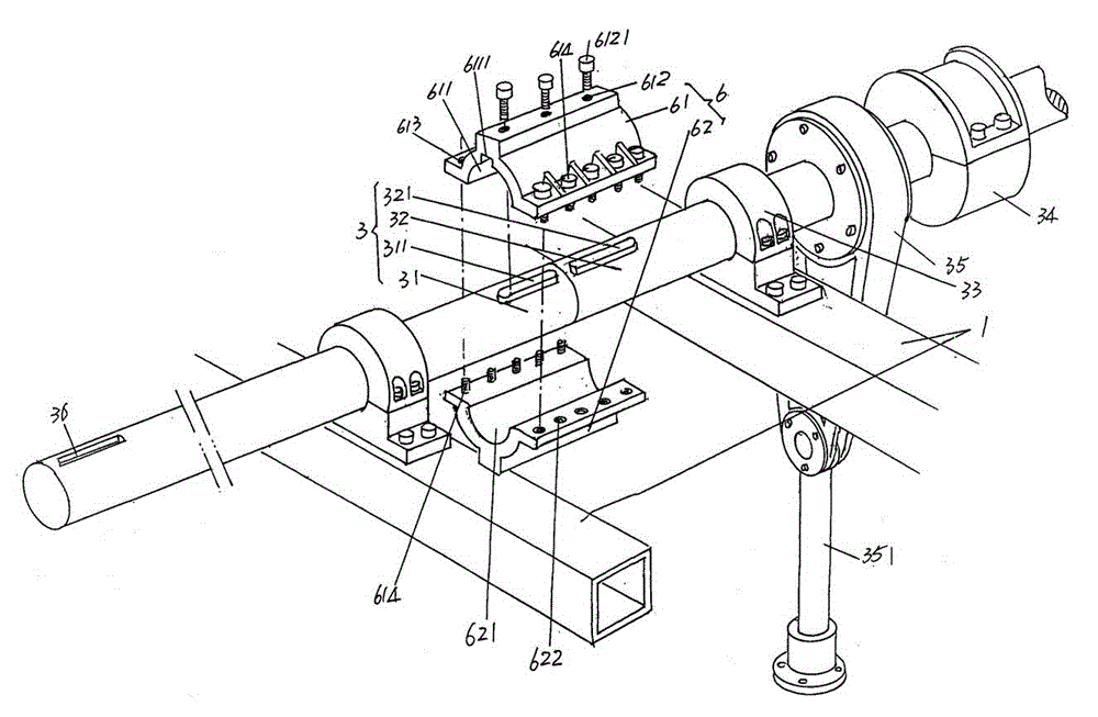 Improved-structure double-shaft needling machine