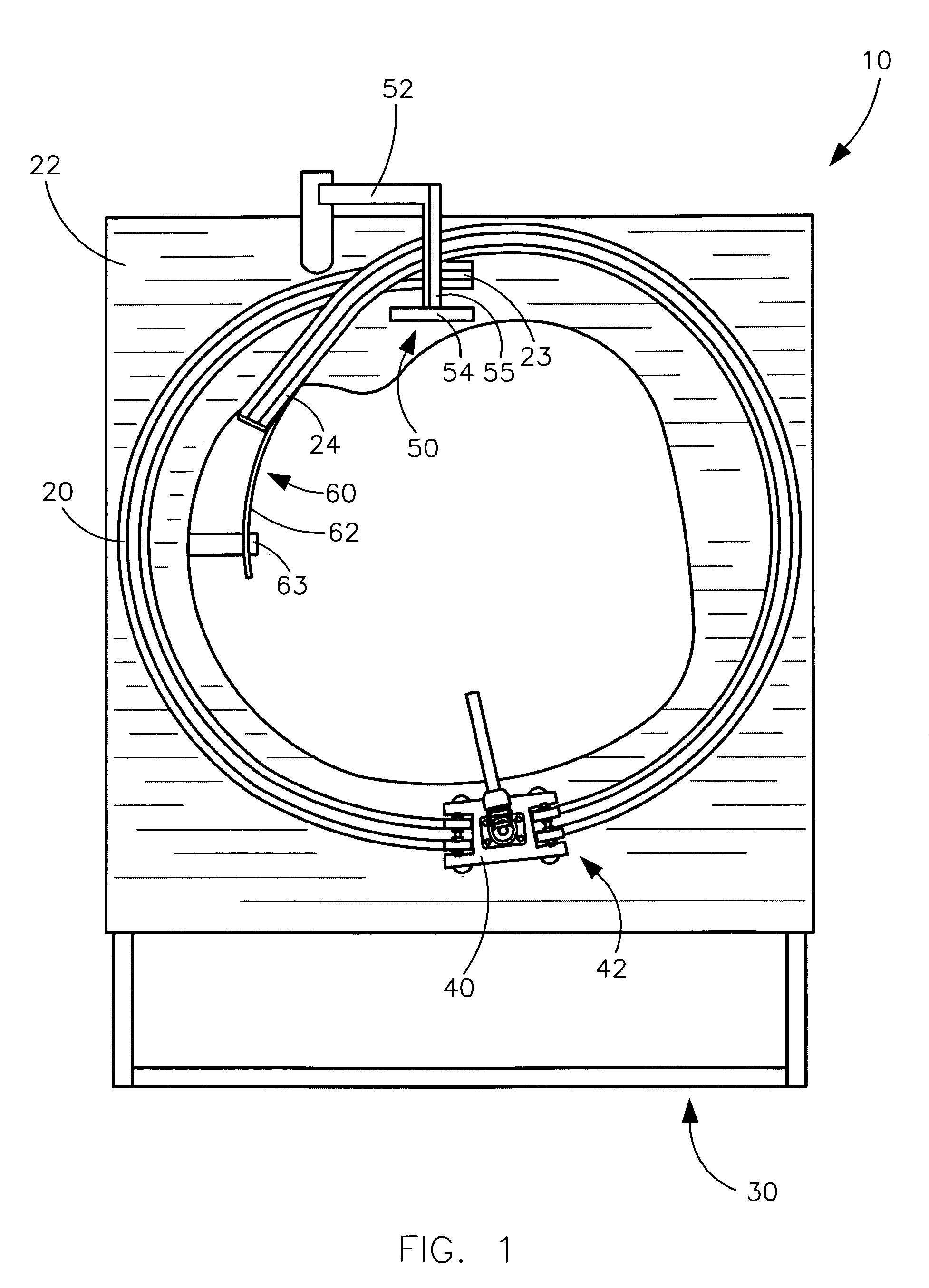 Golf swing exercising/training apparatus and associated method