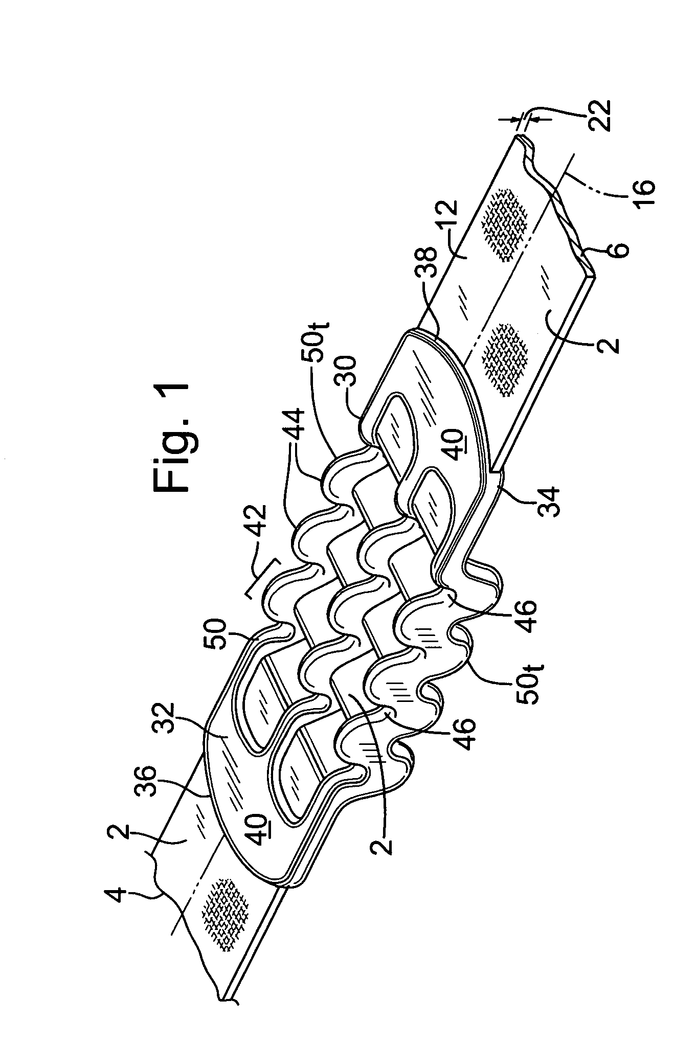 Shock-absorbing carrying strap