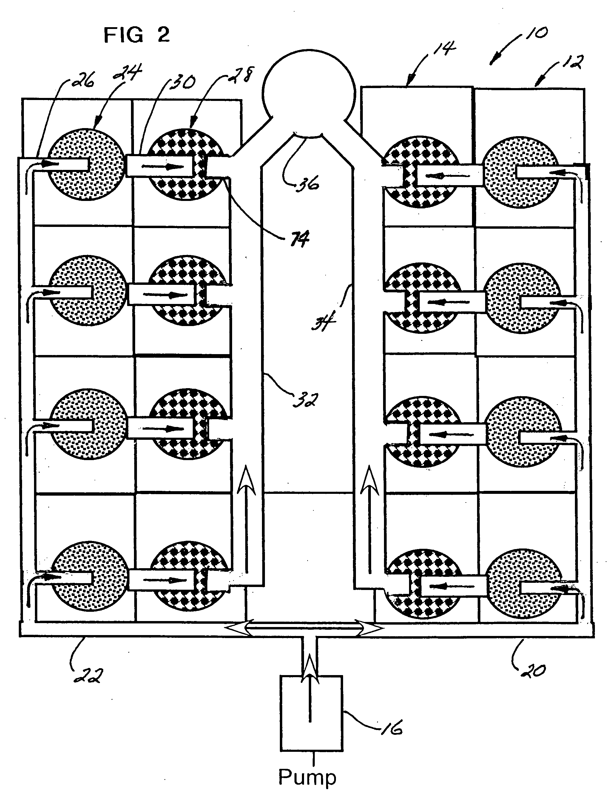 Dual cell nitrogen removal apparatus