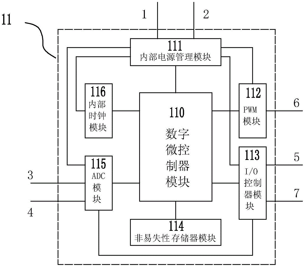 A high-efficiency intelligent high-side electronic load switch with wide voltage adaptability