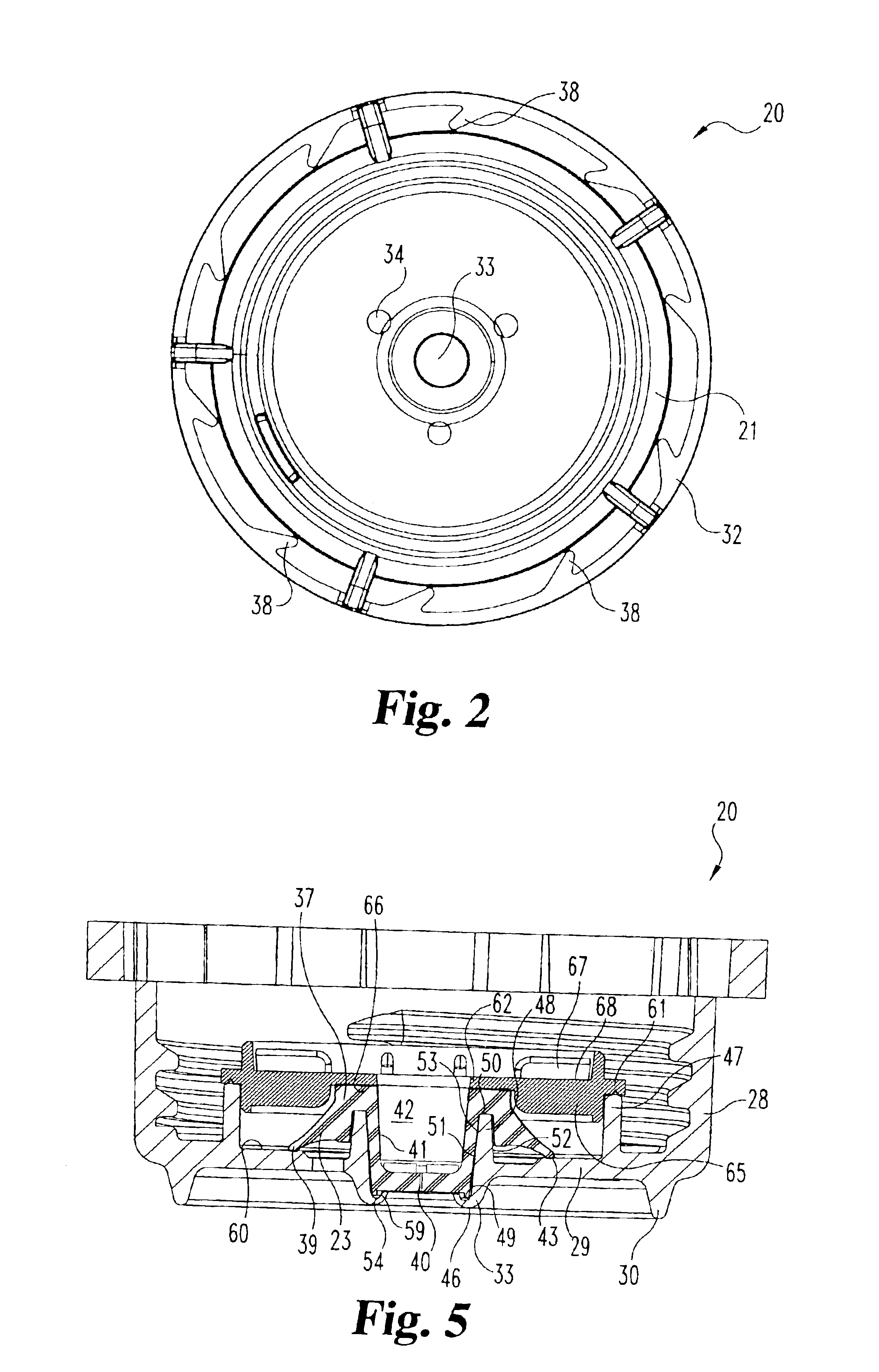 Vented closure