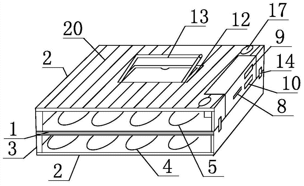 Monitorable egg storage rack and egg storage method thereof