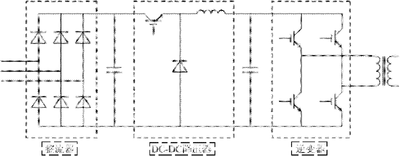 Mechanically-coupled mini-type hybrid wind power generating system capable of storing energy in form of compressed air