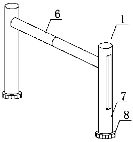 Ore transportation and ore discharging device for ore mining vehicle