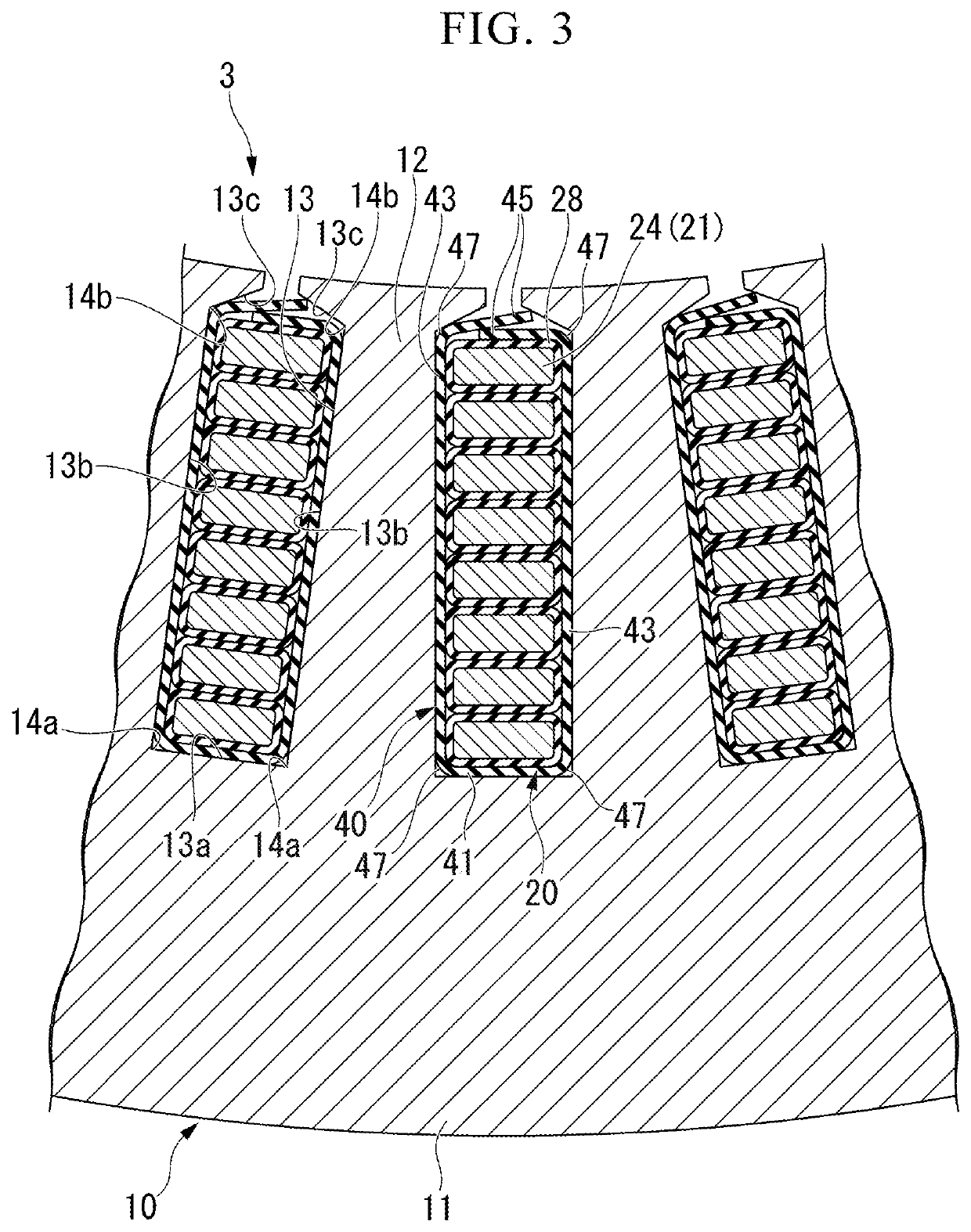 Insulating member, stator of rotary electric machine, and rotary electric machine