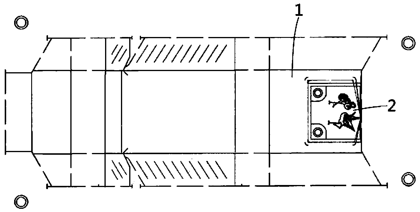 Concave-convex die-cutting one-step forming die