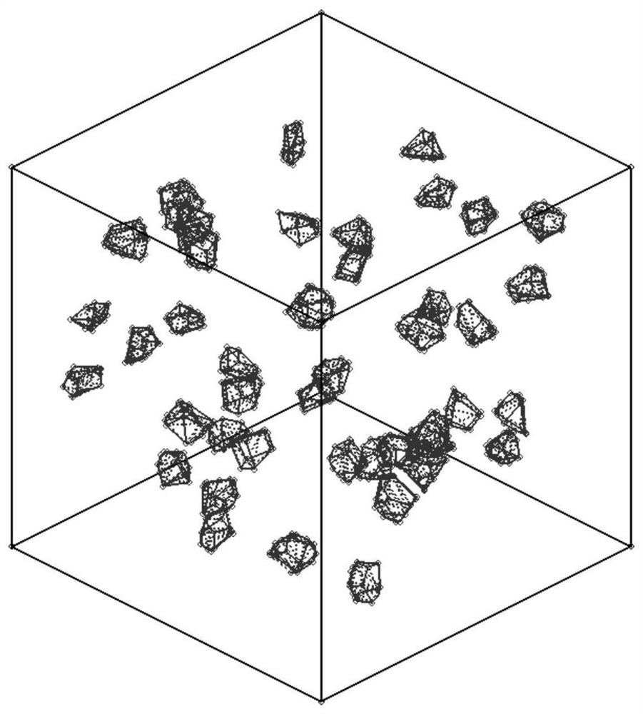 Modeling method of fully-graded concrete three-dimensional mesoscopic model containing random defects