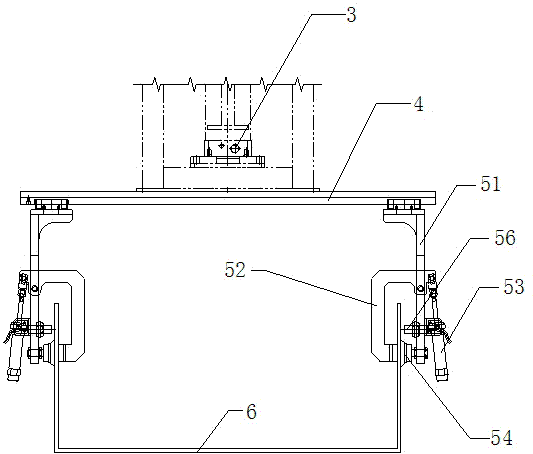 Automatic tracking material grasping mechanical hand device