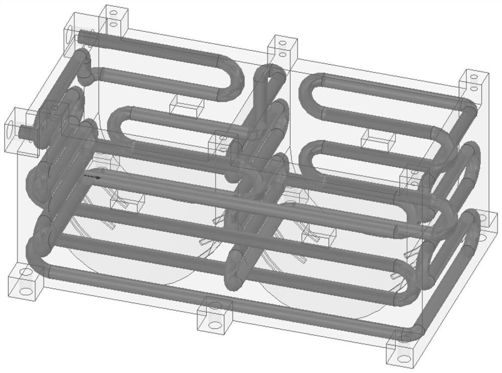 Multi-inductor water cooling device