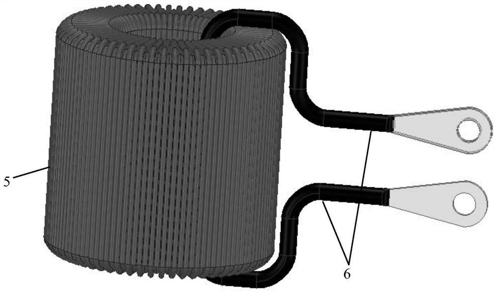 Multi-inductor water cooling device