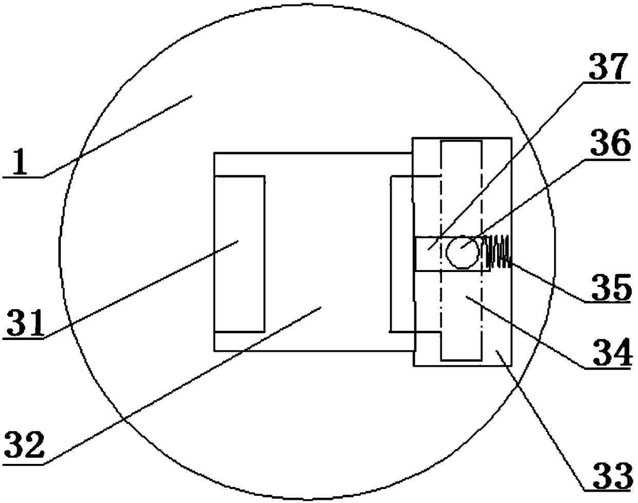 Illuminating device with separable bulb holder