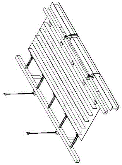 Plate unit non-destructive turnover hanger and turnover method