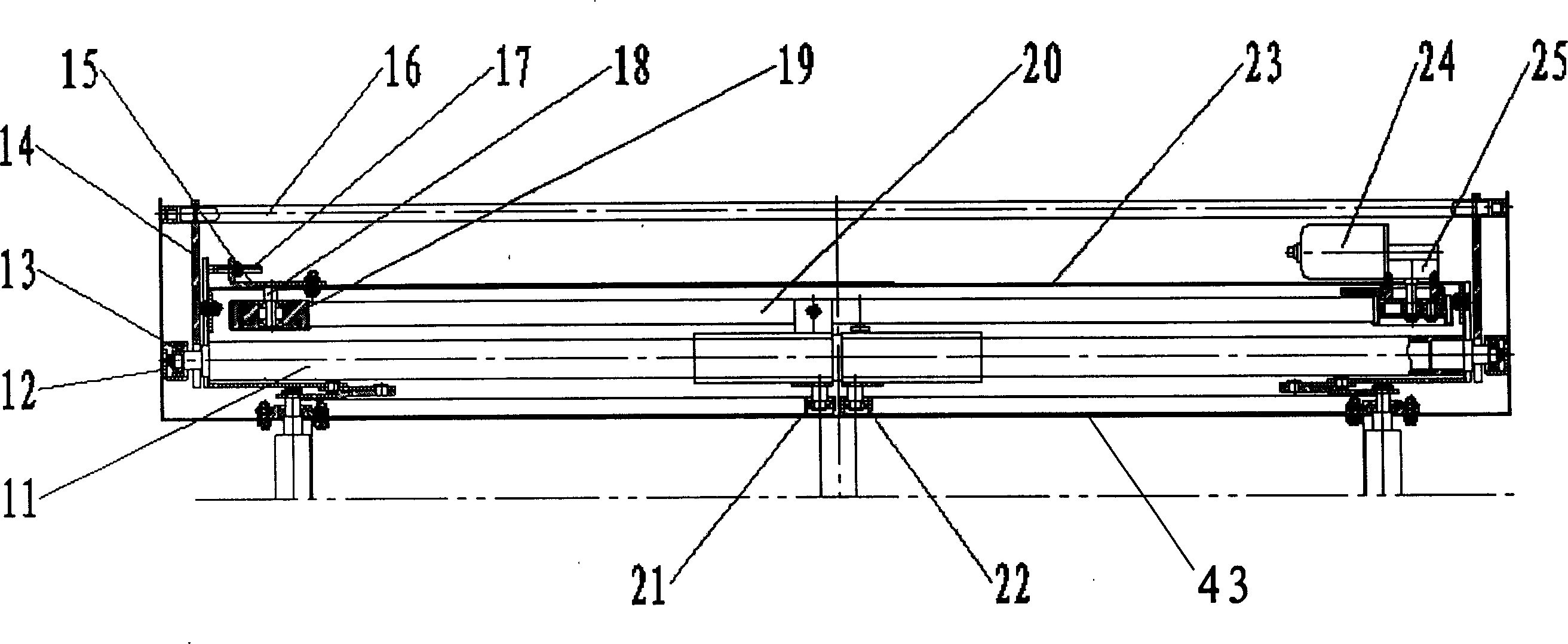 Door mechanism system for passenger car