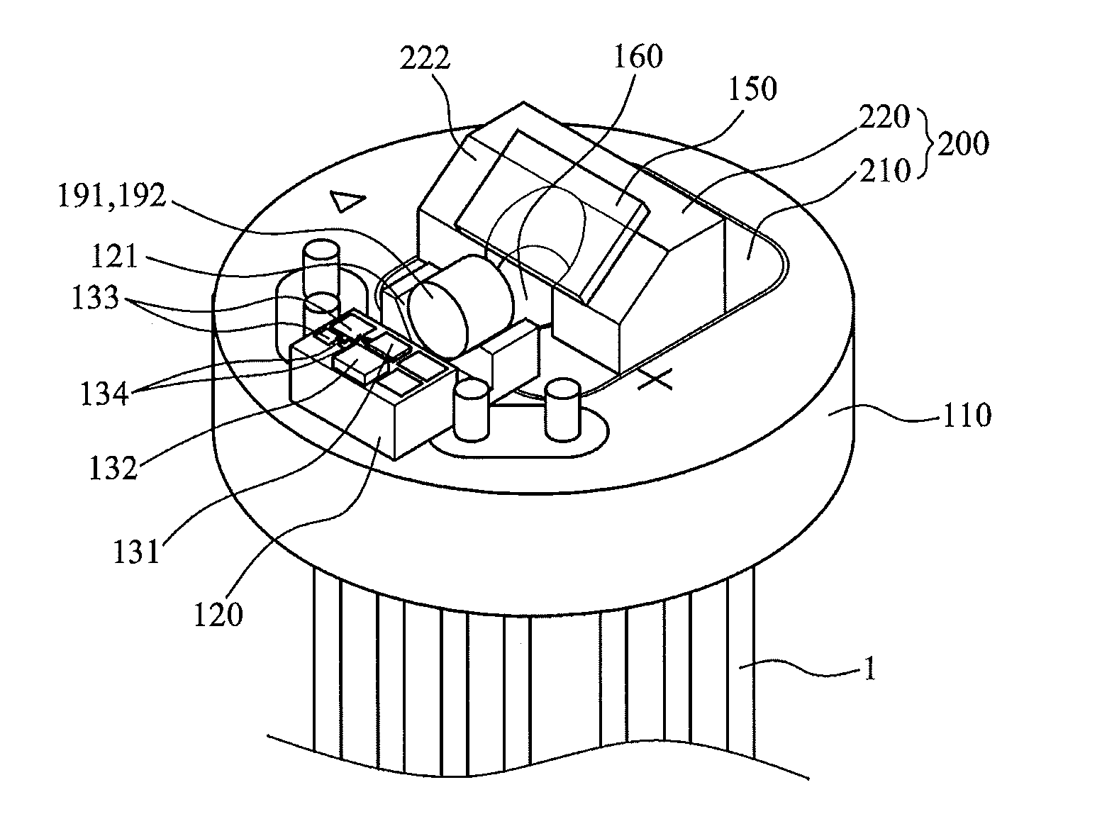 Bidirectional optical transceiver module and method of aligning the same