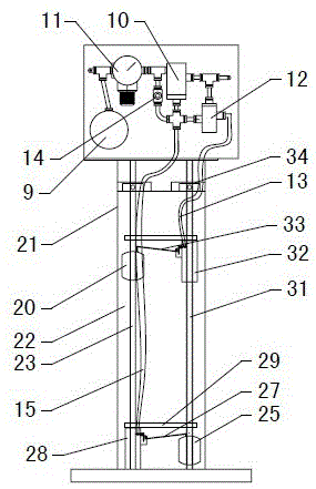 Pneumatic pump control device