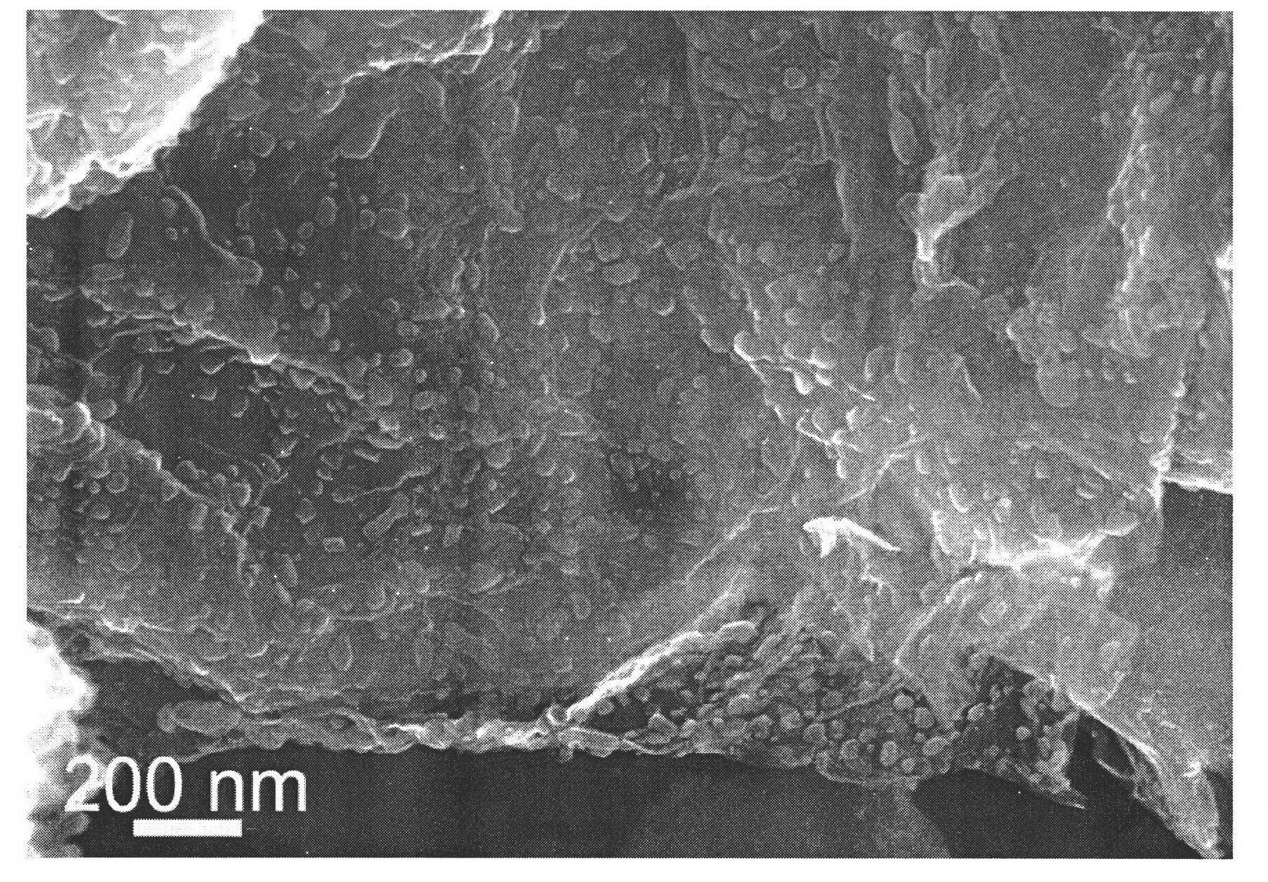 Graphene/transition metal oxide composite cathode material and preparation method thereof