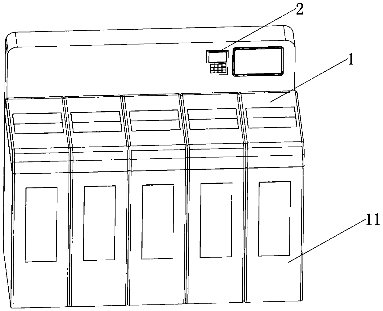 Big data garbage classification management method and classification garbage bin used for same