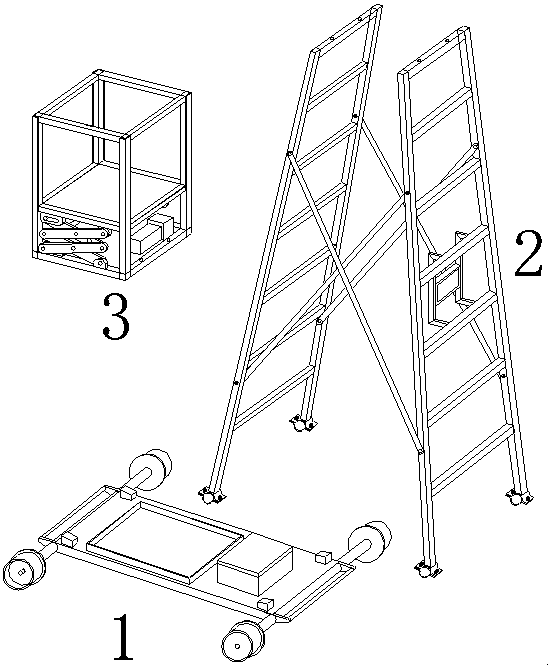 Intelligent electric ladder trolley for urban rail transit contact network